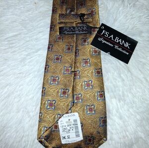 Jos. A. Bank Gold and Blue Tie Elegant Accessory